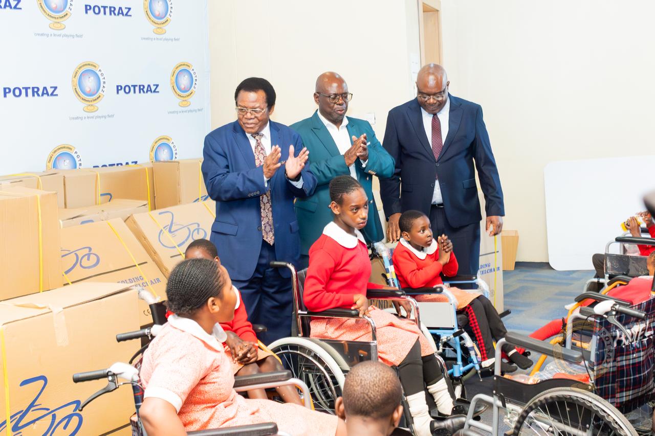 POTRAZ DONATES WHEELCHAIRS TO ST GILES REHABILITATION CENTRE